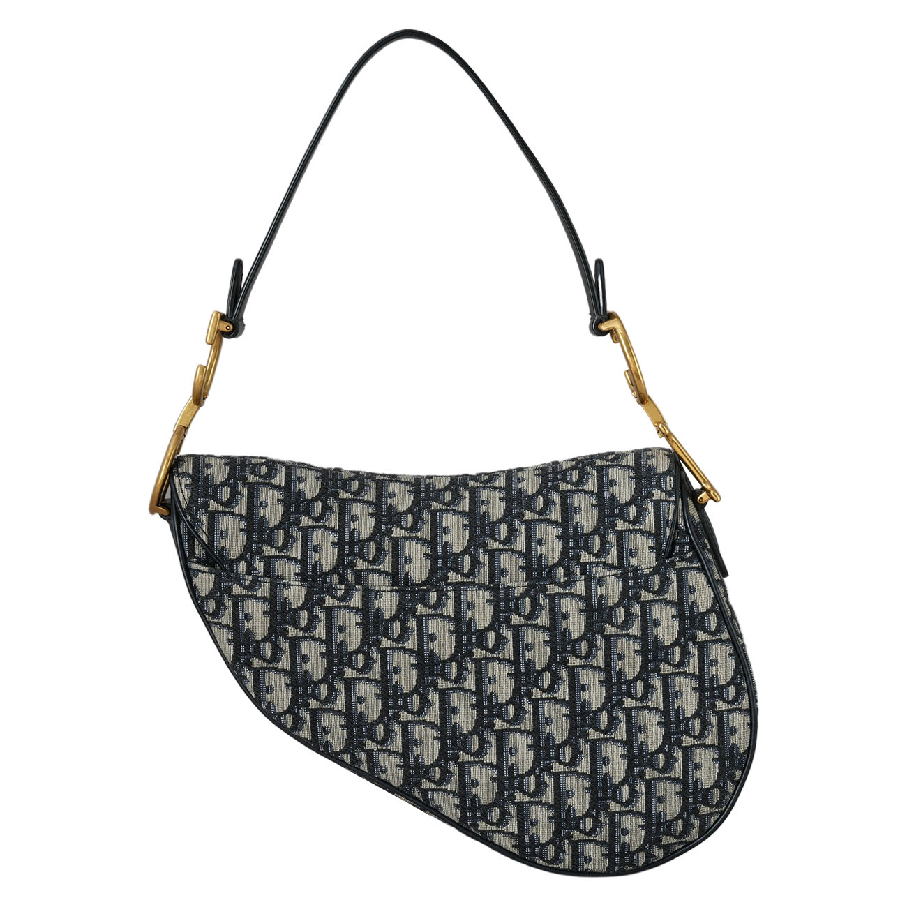 CHRISTIAN DIOR(USED)크리스찬디올 오블리크 새들백 미듐